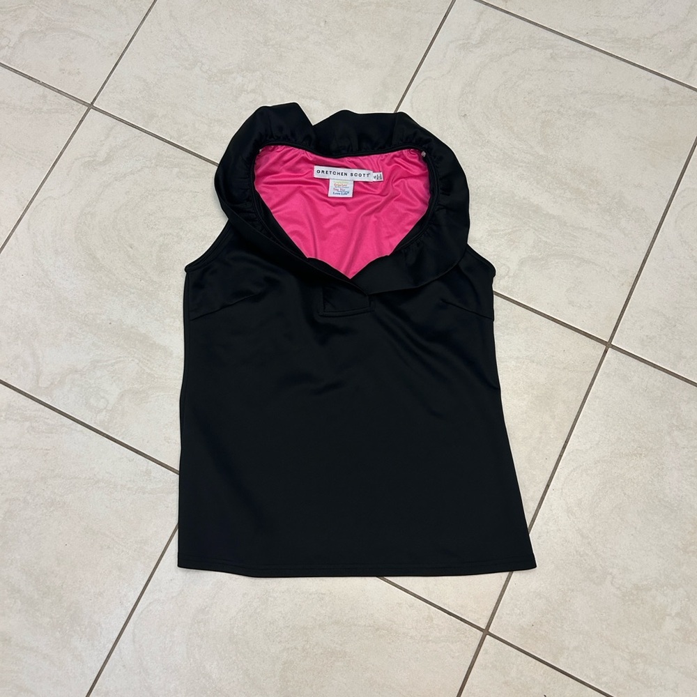 Gretchen Scott Ruffle Neck Top - Picture 2 of 7
